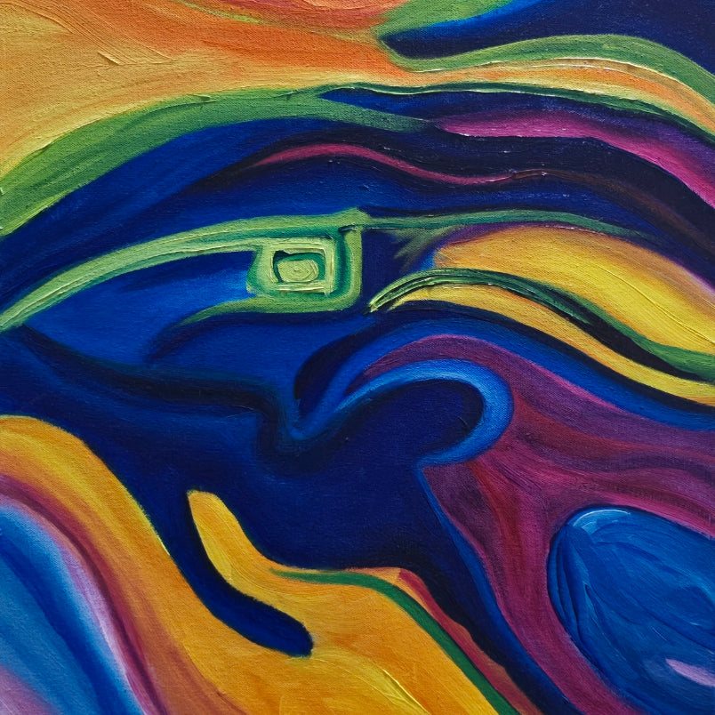 Black Light Poster Man