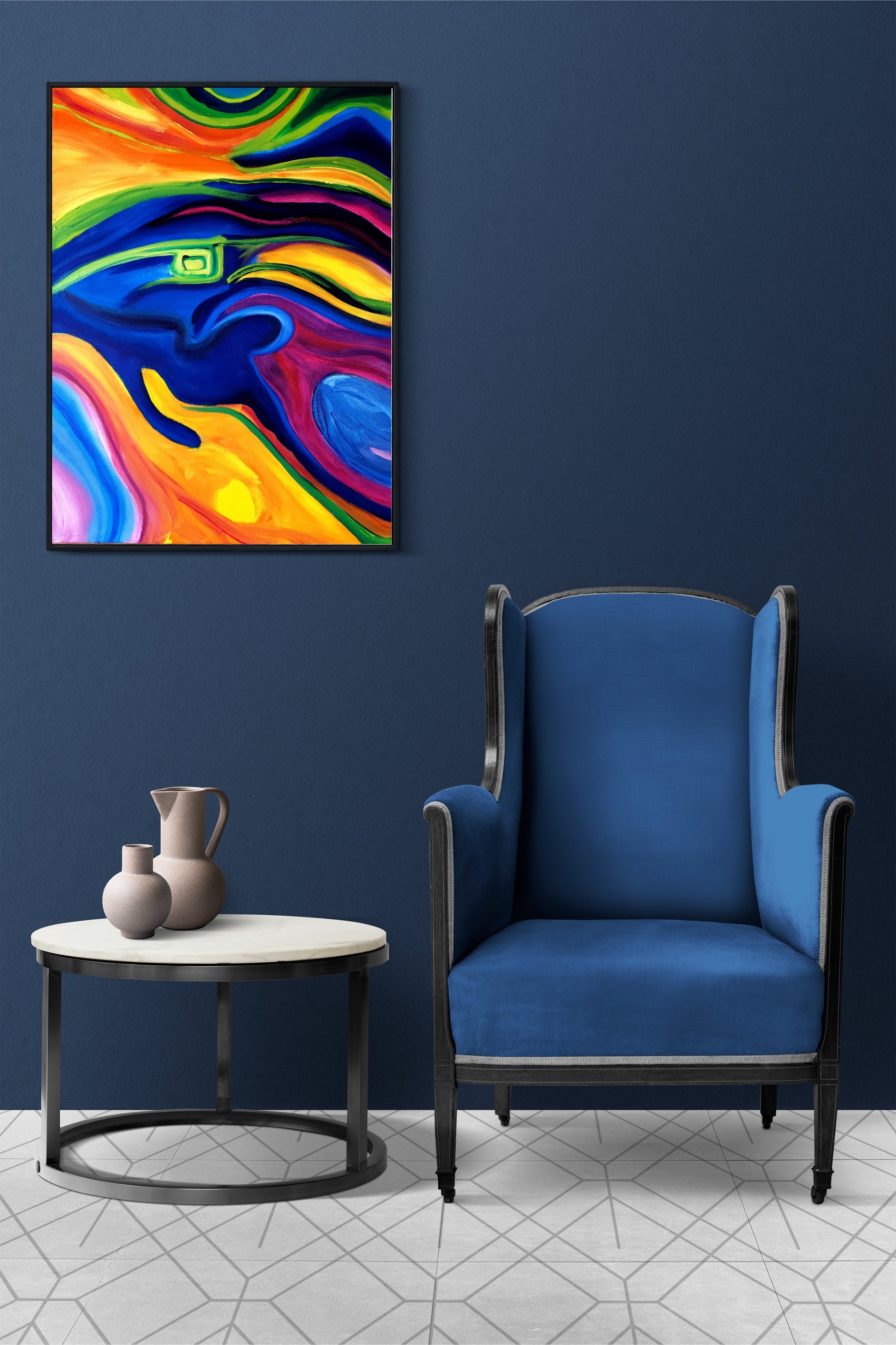 Black Light Poster Man