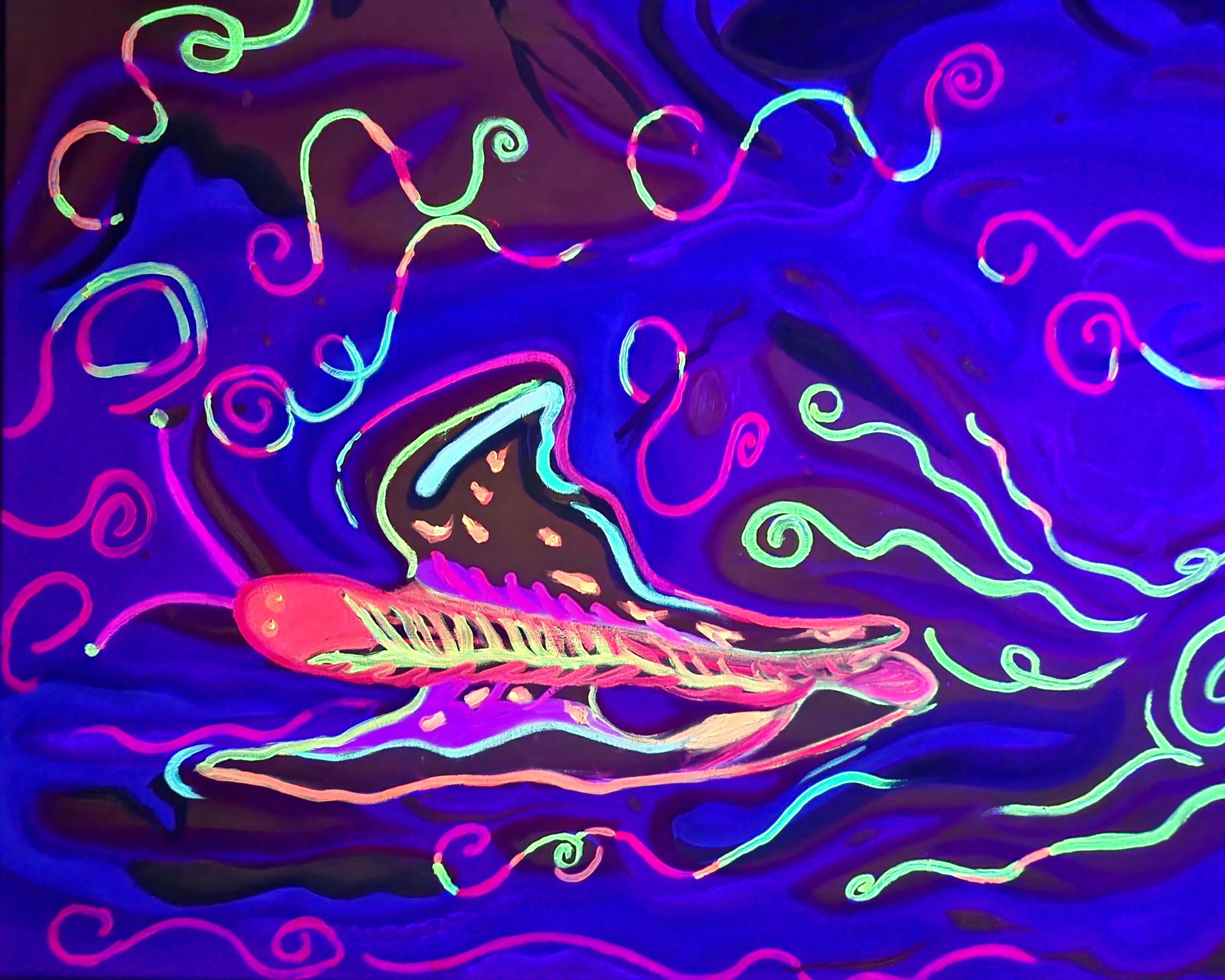 Black Moth (Fluorescent)